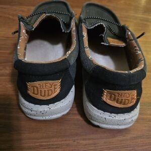 Hey Dude Kids Moccasins in Black and Tan